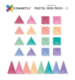 Connetix Tiles Pastel 32 Piece Mini Pack