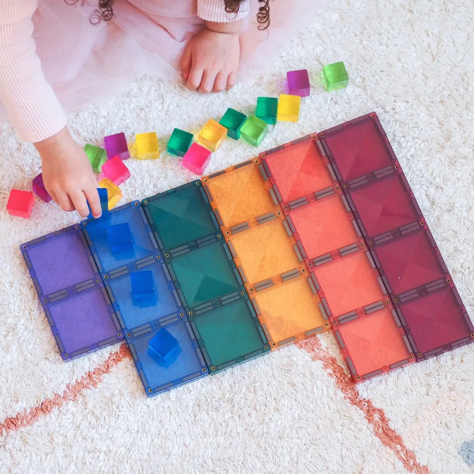 Connetix Tiles Pastel Rectangle Pack 24 Piece