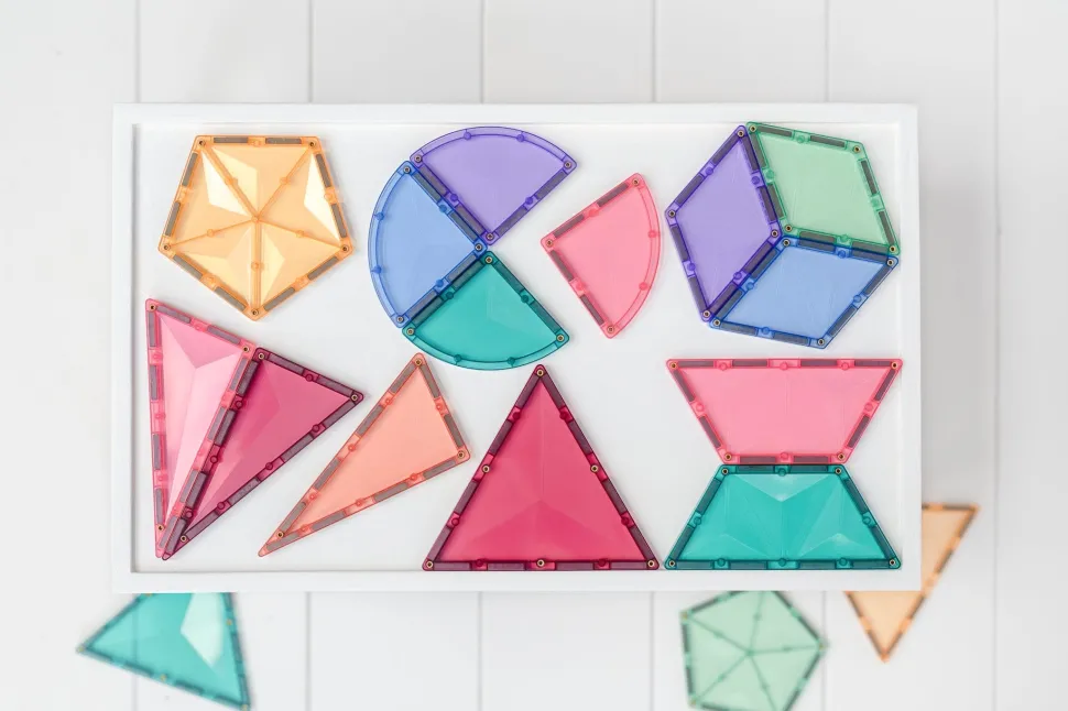 Connetix Tiles Pastel Shape Expansion Pack 48 Piece