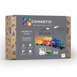 Connetix Tiles Rainbow 50 Piece Transport Pack