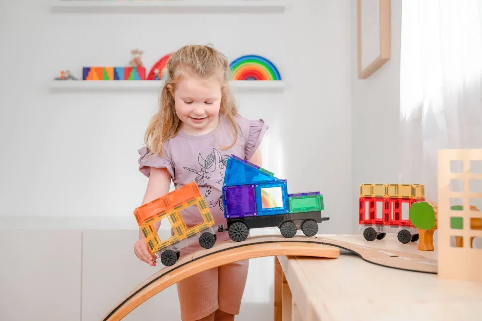 Connetix Tiles Rainbow 50 Piece Transport Pack