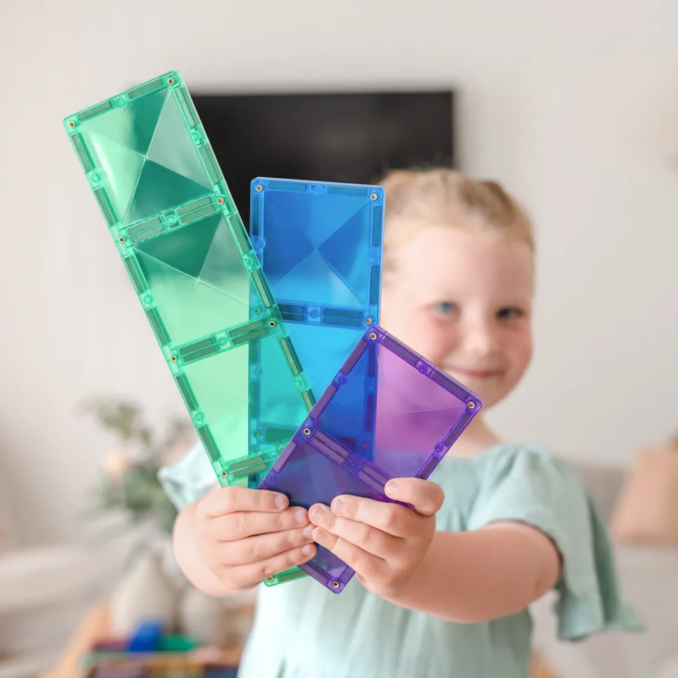 Connetix Tiles Rainbow Rectangle Pack 18 Piece