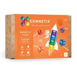 Connetix Tiles Rainbow Square Pack 42 Piece
