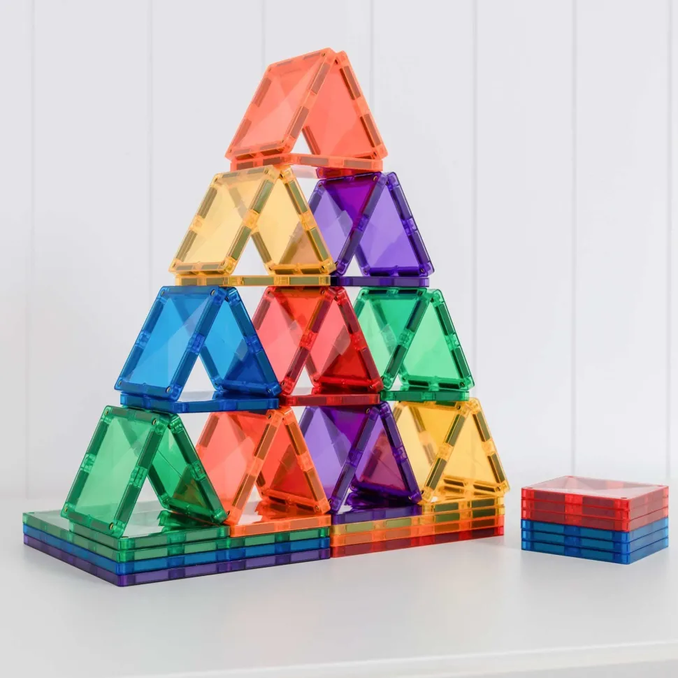 Connetix Tiles Rainbow Square Pack 42 Piece