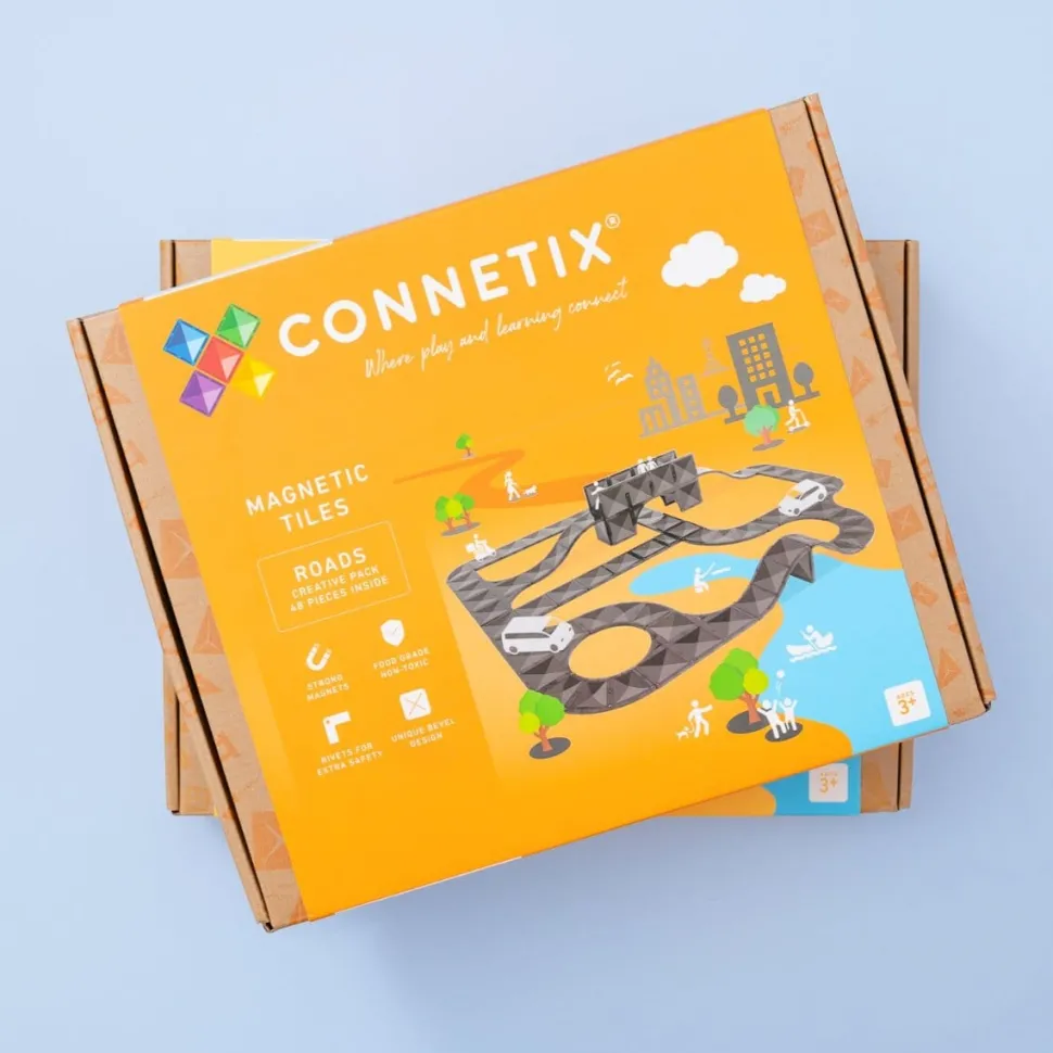 Connetix Tiles Roads Creative Pack 48 Piece