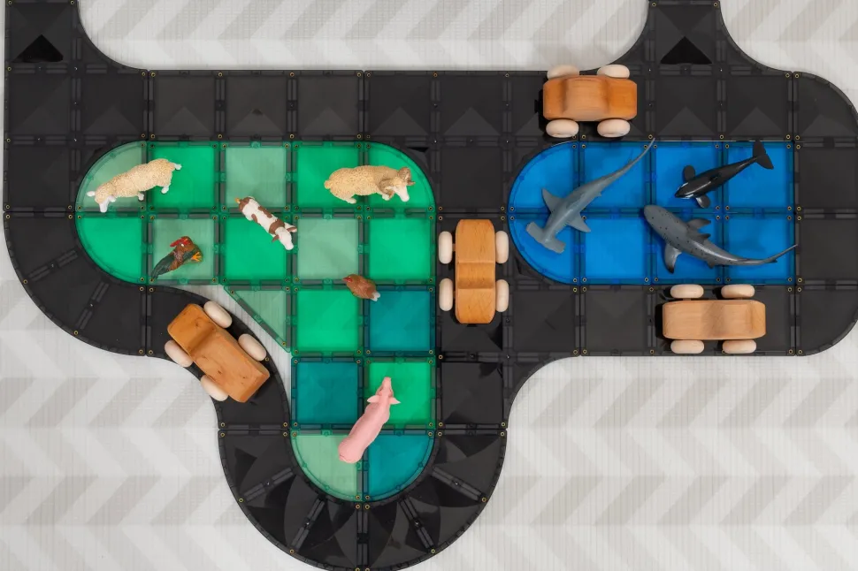 Connetix Tiles Roads Creative Pack 48 Piece