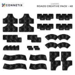 Connetix Tiles Roads Creative Pack 48 Piece