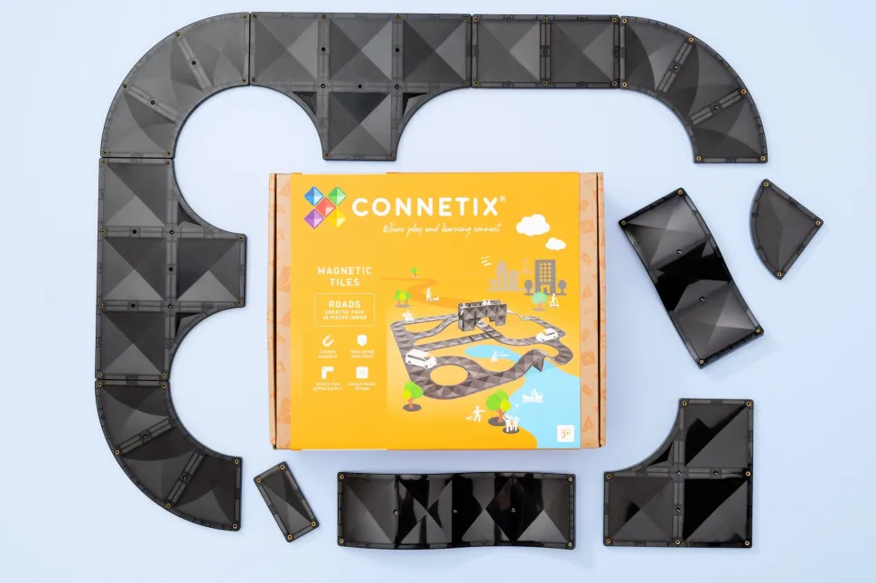Connetix Tiles Roads Creative Pack 48 Piece