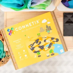 Connetix Tiles Roads Ramps and Intersections Pack 16 Piece