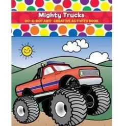 Do A Dot Art Book Mighty Trucks
