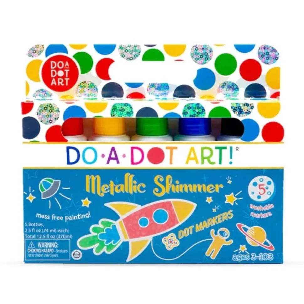 Do A Dot Art Metallic Shimmer Marker 5 Pack