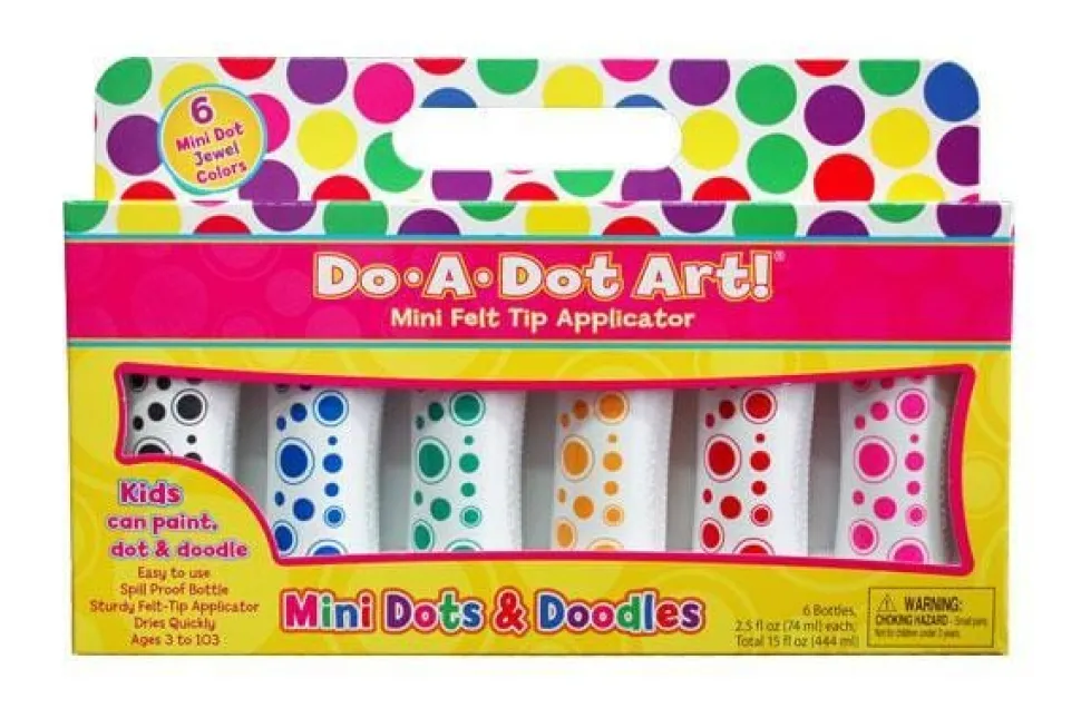 Do A Dot Art! Mini Dot Jewel Tone Markers 6 Pack