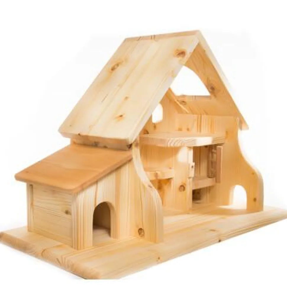 Drei Blatter Wooden Farm Cottage with Stable
