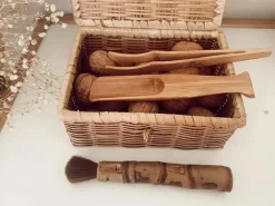Explore Nook Natural Bamboo Fine Motor Tools Set