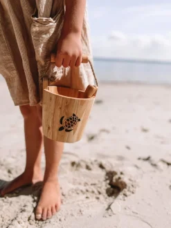 Explore Nook Wooden Bucket & Scoop set (Turtle Burn Stamp Edition)