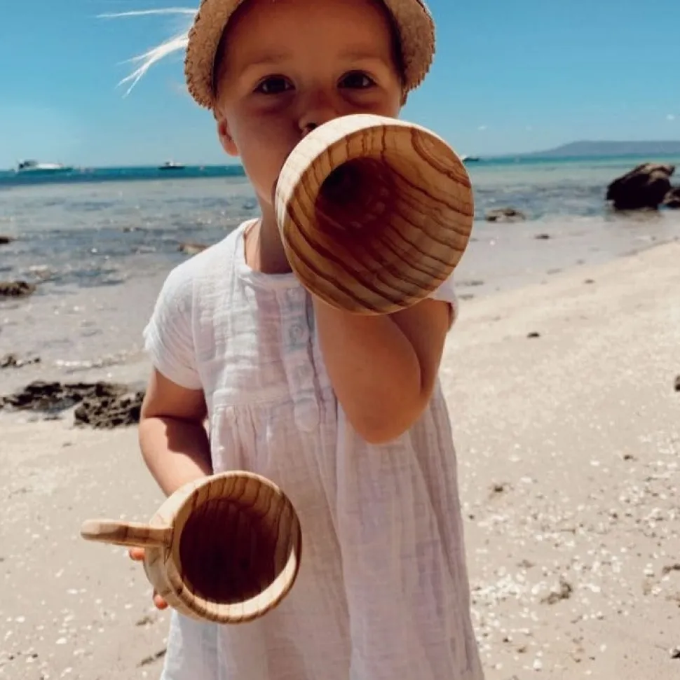 Explore Nook Wooden Funnel & Large Cup set
