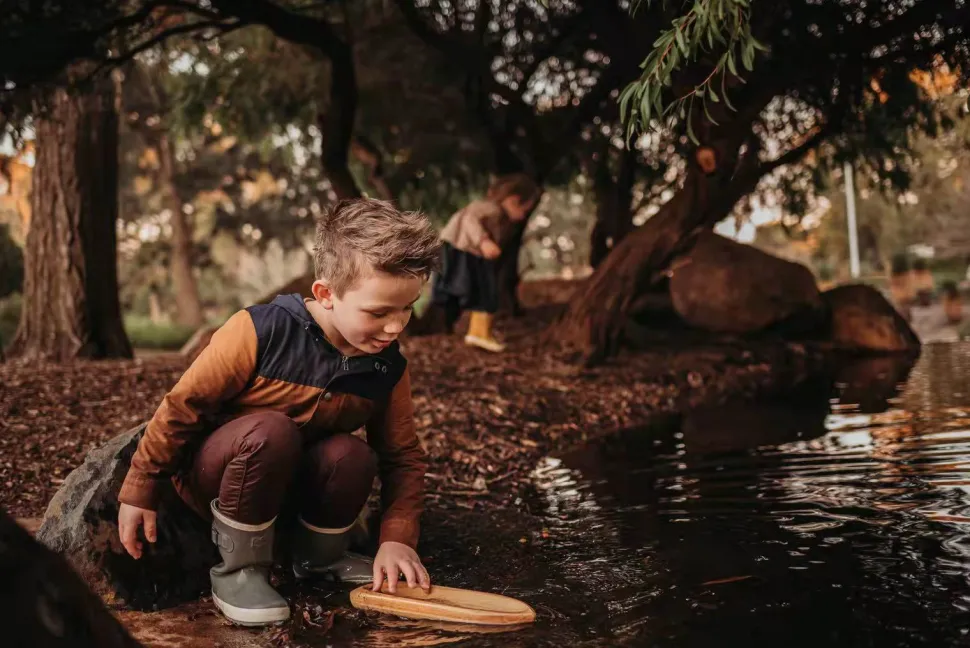 Explore Nook Wooden Toy Boat Canoe