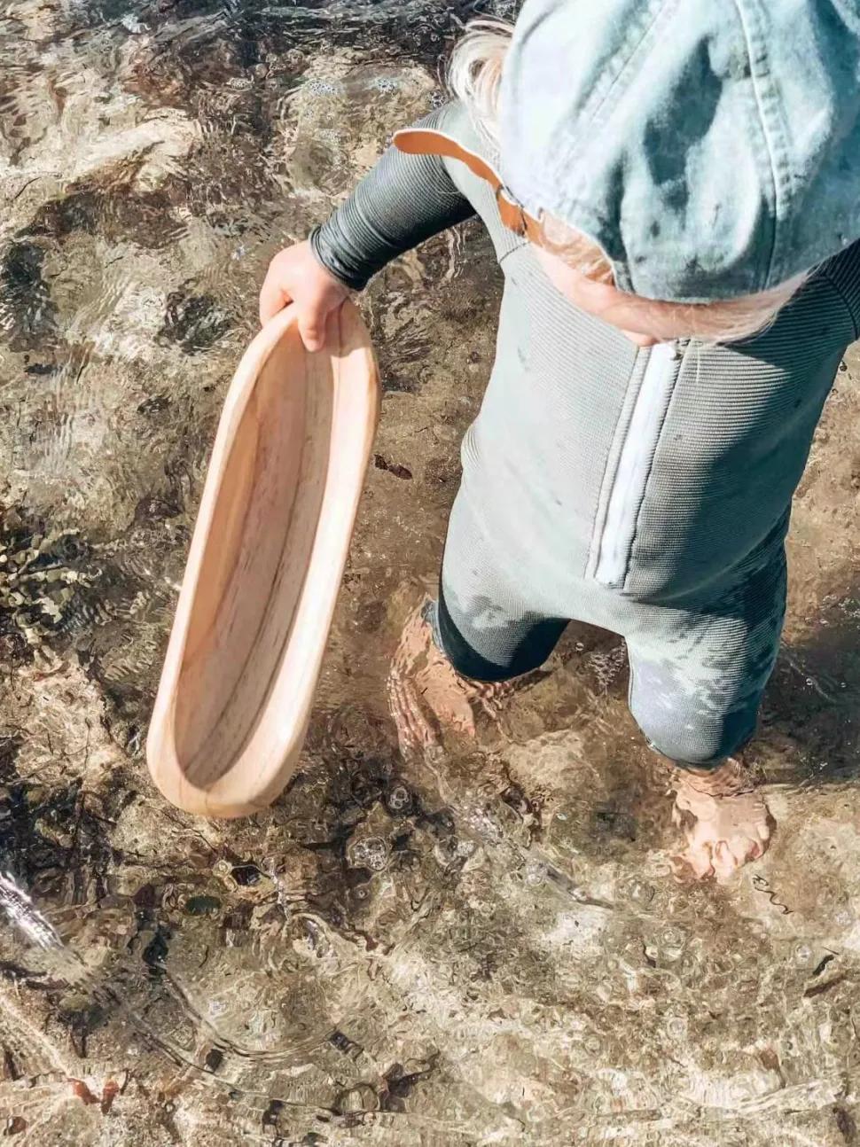 Explore Nook Wooden Toy Boat Canoe
