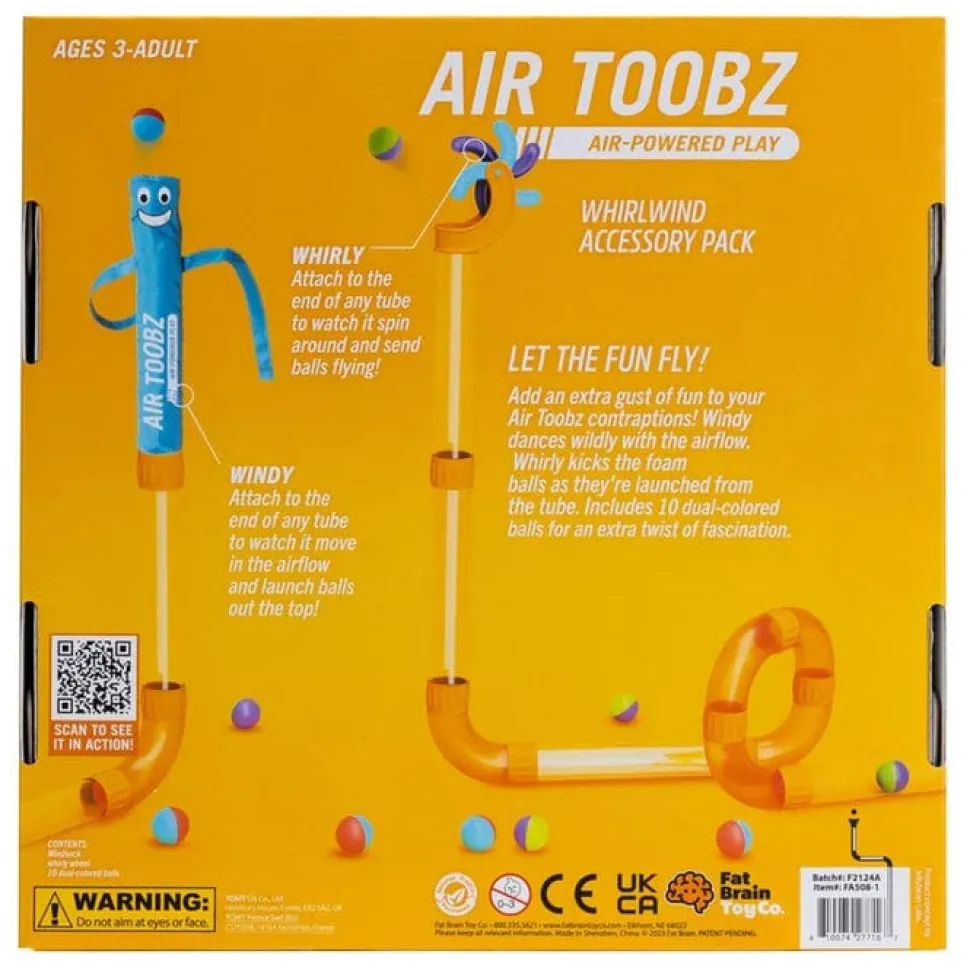 Fat Brain Toys Air Toobz Whirlwind Accessory Pack