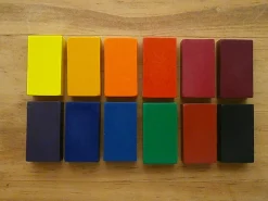 Filana Organic Beeswax Crayons, 12 Classic Blocks
