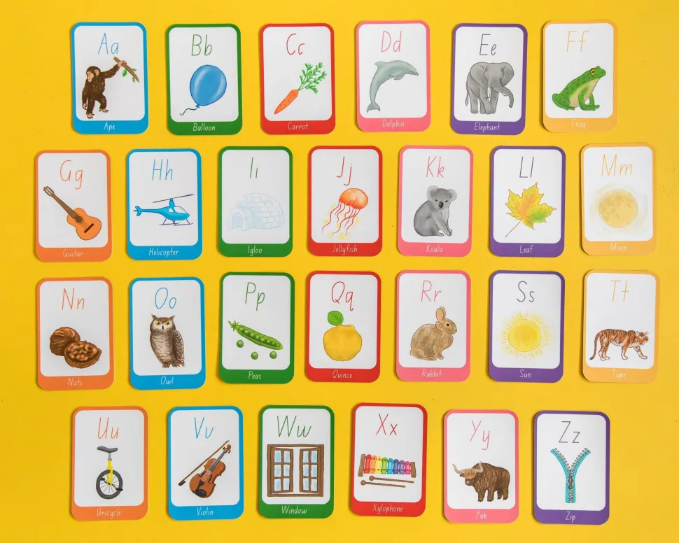 Freckled Frog ABC Flashcards