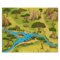 Freckled Frog Animals in the Wild Playmat