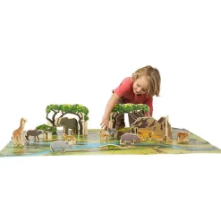Freckled Frog Animals in the Wild Playmat