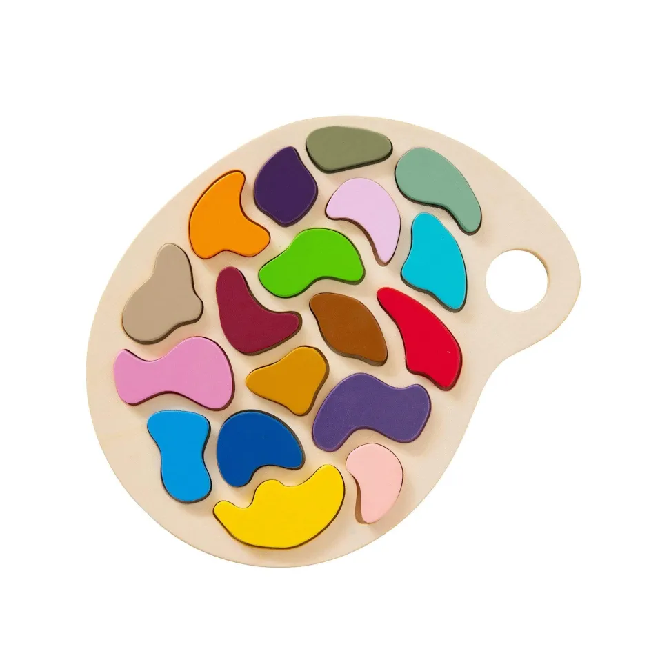 Freckled Frog Artist Palette Puzzle