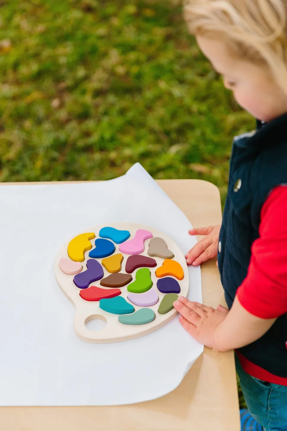 Freckled Frog Artist Palette Puzzle