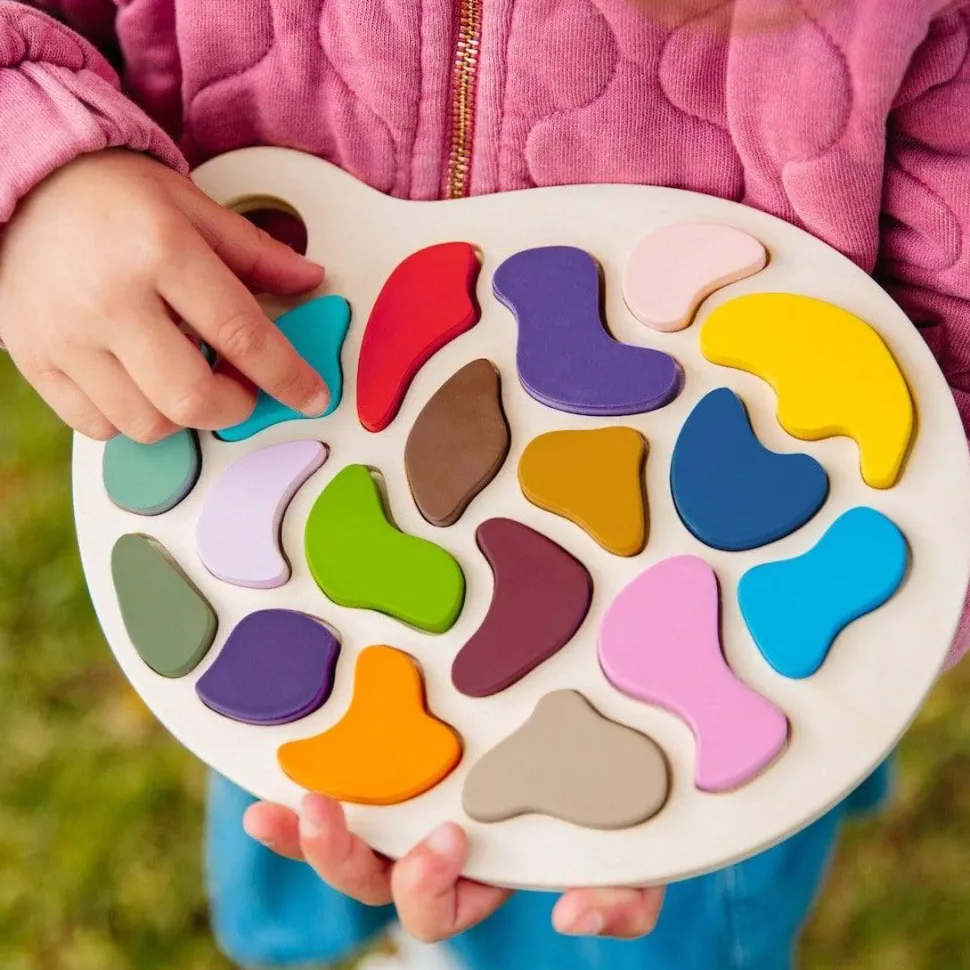Freckled Frog Artist Palette Puzzle