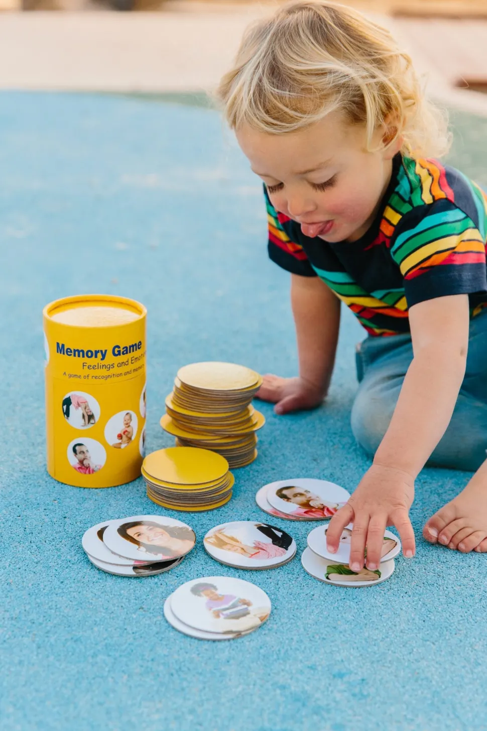 Freckled Frog Feeling and Emotions Matching Pairs