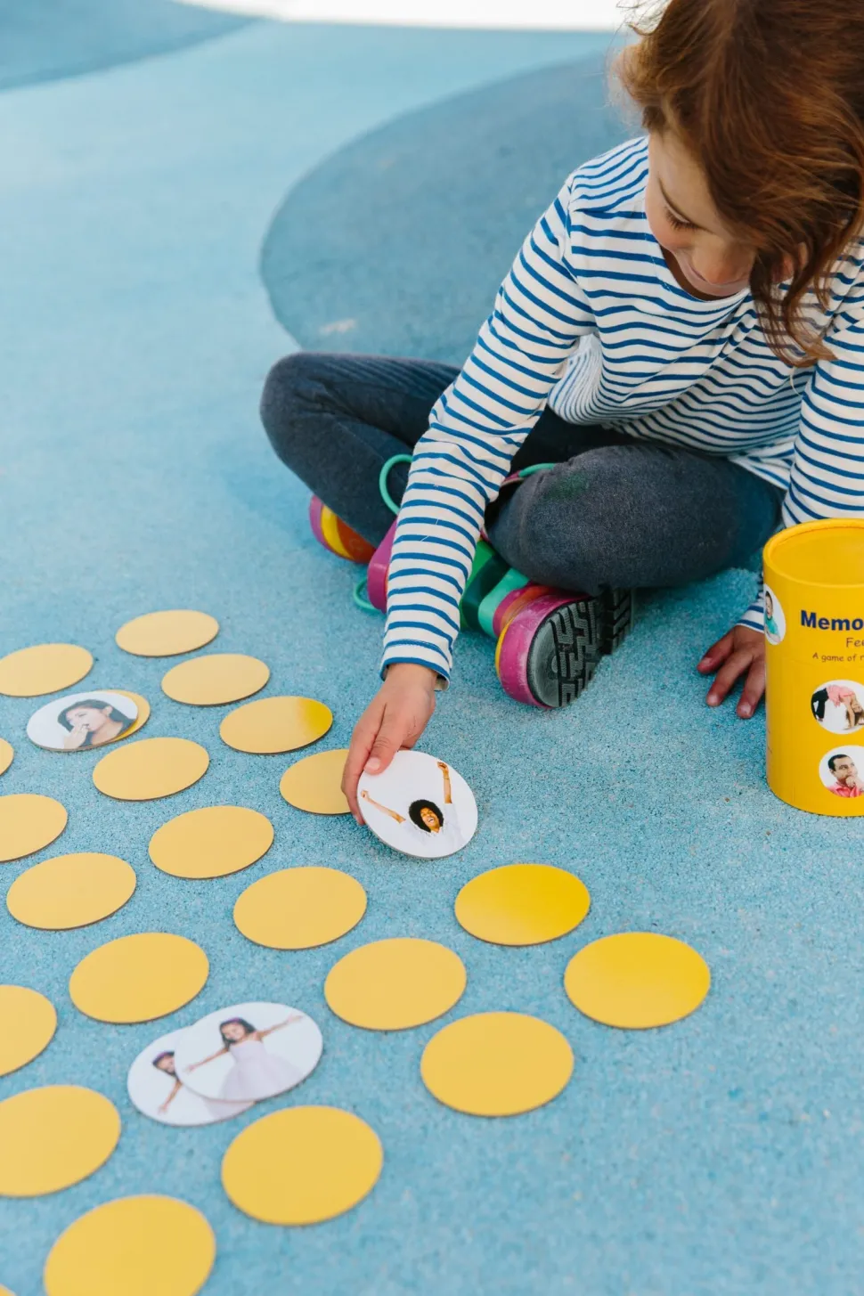 Freckled Frog Feeling and Emotions Matching Pairs