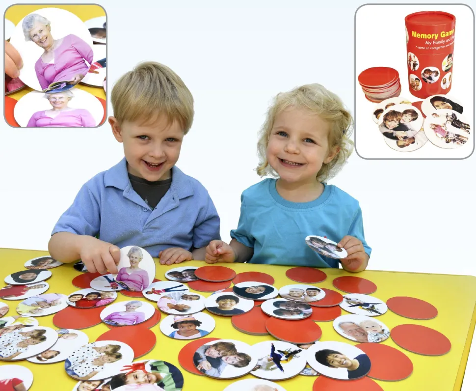 Freckled Frog Friends and Family Matching Pairs