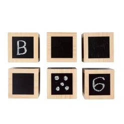 Freckled Frog Fun with Chalk! Wooden Cubes