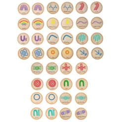 Freckled Frog Indigenous Symbols Matching Pairs