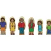 Freckled Frog Indigenous Family - Wooden Set of 6