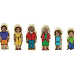 Freckled Frog Indigenous Family - Wooden Set of 6