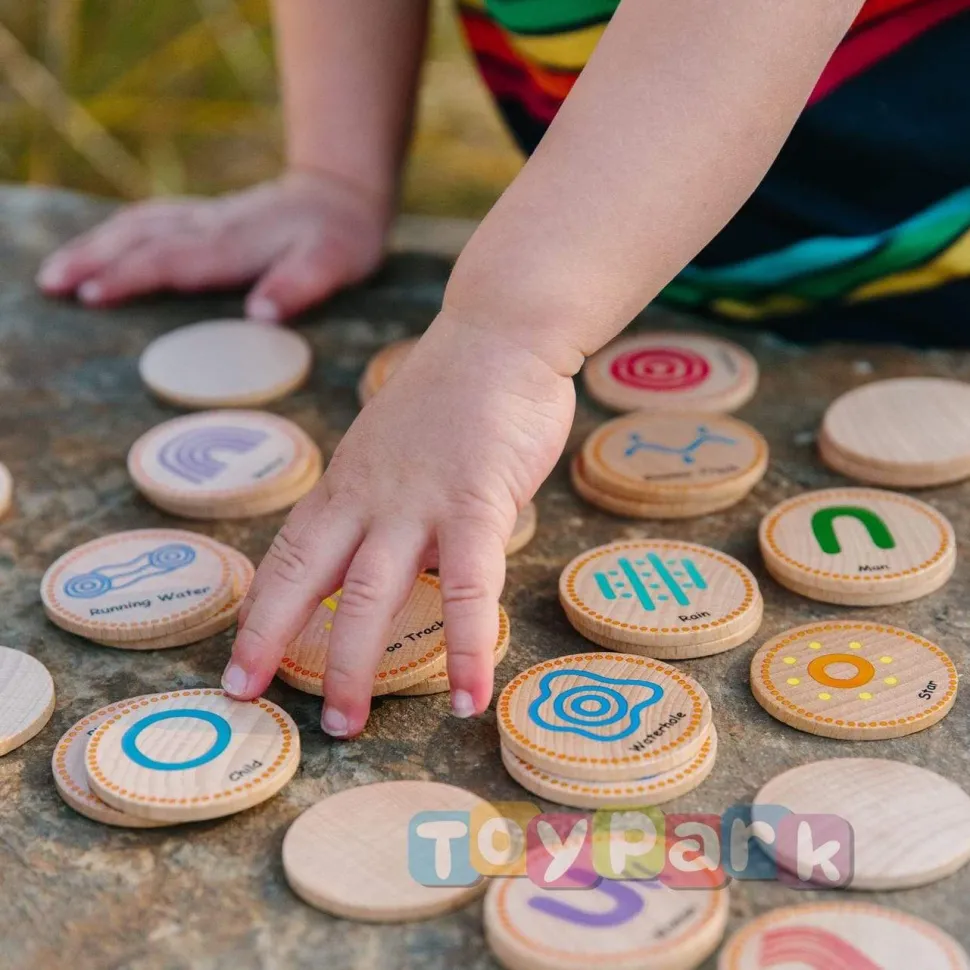 Freckled Frog Indigenous Symbols Matching Pairs