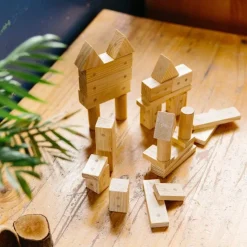 Freckled Frog Magnetic Wooden Blocks