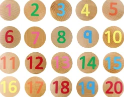 Freckled Frog Numbers 1-20 Wooden Matching Pairs