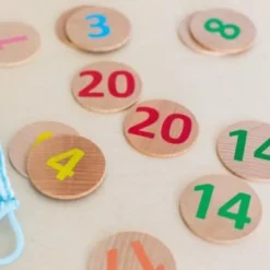 Freckled Frog Numbers 1-20 Wooden Matching Pairs