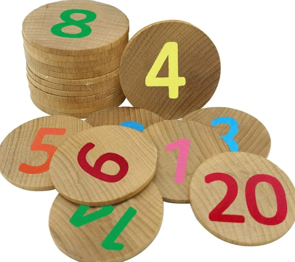 Freckled Frog Numbers 1-20 Wooden Matching Pairs