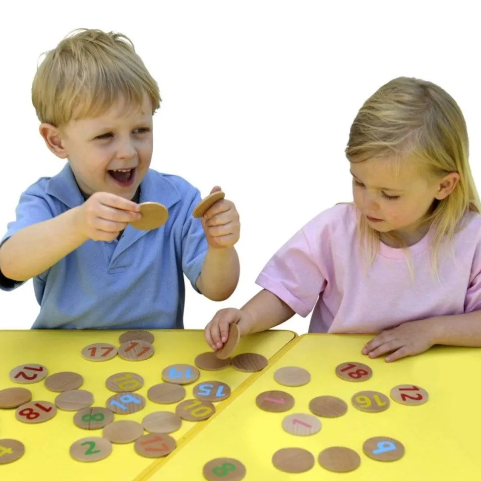 Freckled Frog Numbers 1-20 Wooden Matching Pairs