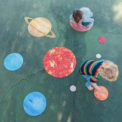 Freckled Frog Our Solar System Mats 10 Piece Set