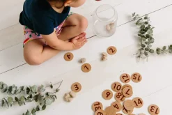 Freckled Frog Tactile Wooden Numbers set