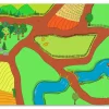 Freckled Frog The Farm Playmat