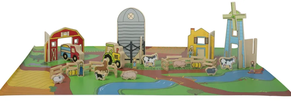 Freckled Frog The Farm Playmat