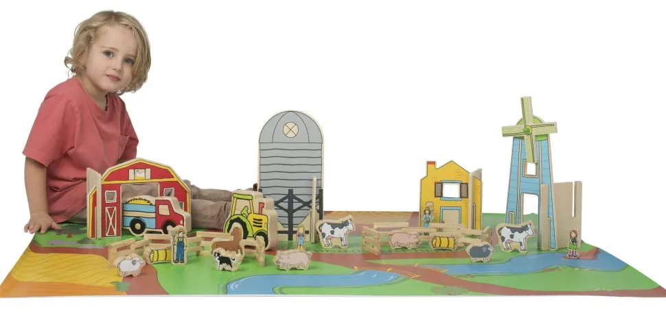 Freckled Frog The Farm Playmat