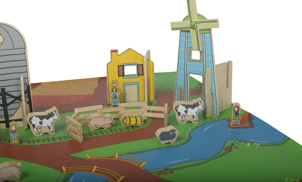 Freckled Frog The Farm Playmat