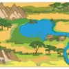 Freckled Frog The Wilderness Playmat